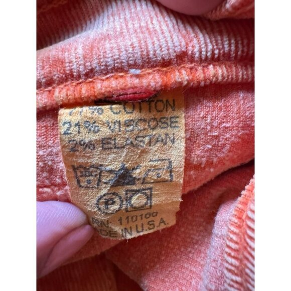 Dead Sexy Long Rusty Orange Corduroy Skirt Size Small - Picture 6 of 7